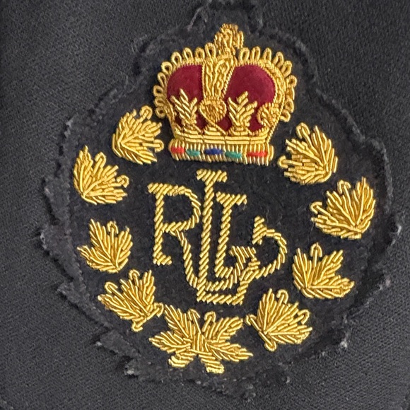 Vintage Lauren Ralph Lauren Black Blazer with Gold Buttons - Picture 5 of 10